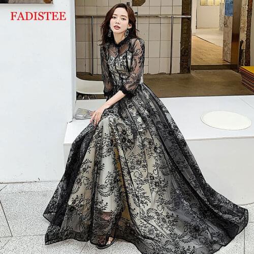 Muslim plus size new arrival elegant half Sleeves Evening Dresses Moroccan Kaftan Formal party prom vestidos de fiesta de noche