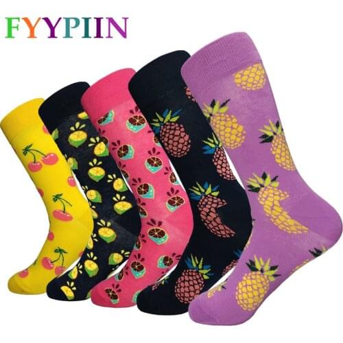 Happy Socks Sokken 2019 Socks Mens High-quality Lengthened To Increase Fashion Casual The Latest Models Of Happiness Clothes