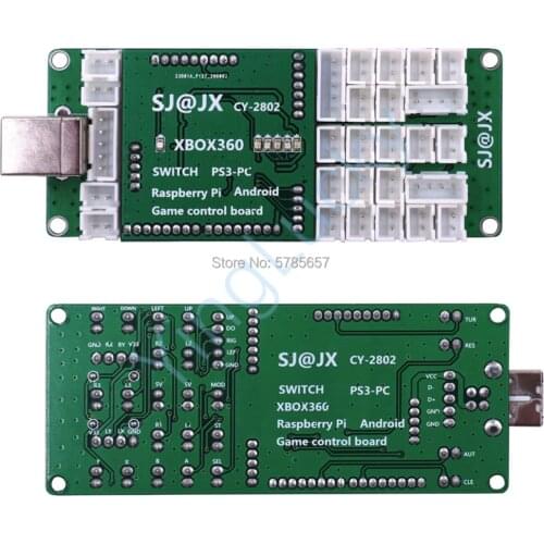 New USB Encoder board Zero Delay Arcade joystick controller,for PC PS3 Nintendo Switch Raspberry Pi Xbox 360 game control board
