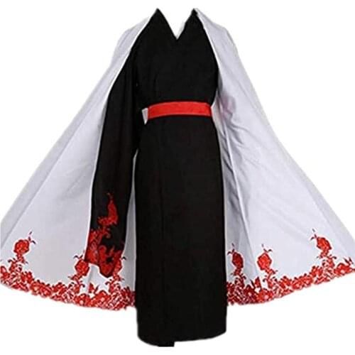 2016 New Anime Servamp Men Cosplay Costumes Tsubaki Cosplay Clothing Japanese Kimono Trench and Kimono Full Set