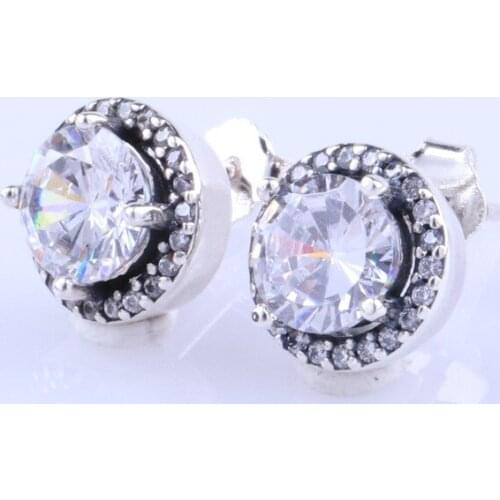 Original S925 Sterling Silver Pan Earring Elegant And Creative Eight Heart Eight Arrow Earrings For Wedding Fashion Jewelry