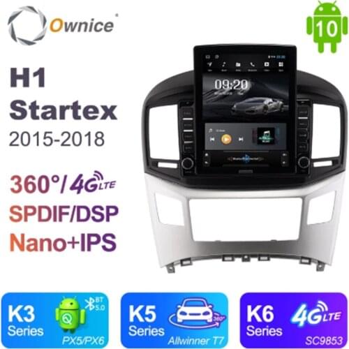 Ownice Android 10.0 forHyundai H1 Starex 2015- 2018 Car Radio Auto Multimedia Video Audio GPS Player head Unit 4G LTE Vertical