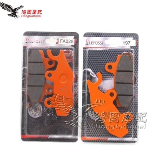 Motorcycle Front Rear Brake Pads For Kawasaki KLR650 KLR 650 KL650 KL650E KL 650 2008 2009 2010 2011 2012 2013 2014 2015