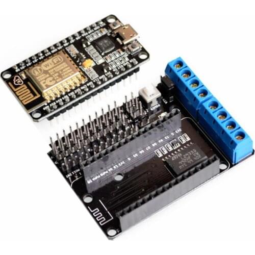 Node MCU Development Kit NodeMCU + Motor Shield Esp Wifi Esp8266 Esp-12e diy rc toy remote control Lua IoT smart car Esp12e