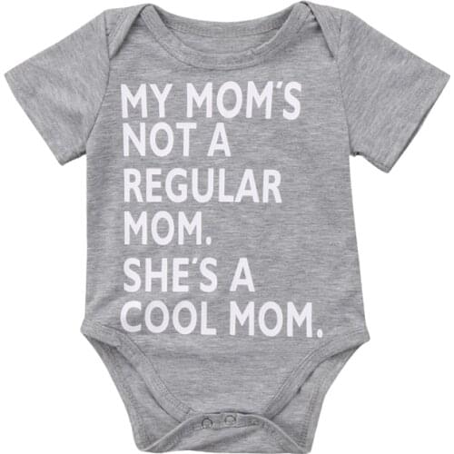 Pudcoco US Stock Newborn Infant Baby Girls Boy Cotton Rompers Print Letter Short Sleeve Playsuit Jumpsuit Clothes