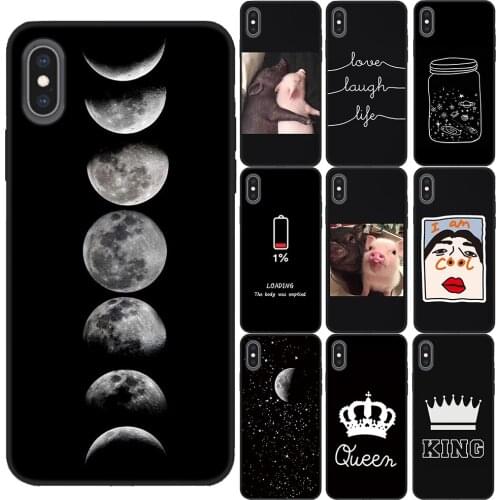 King Queen Silicone Case For iPhone X XS Max XR 6 6S 7 8 Plus SE 5S Complex Formula Universe Cover For Coque iPhone 11 Pro Max