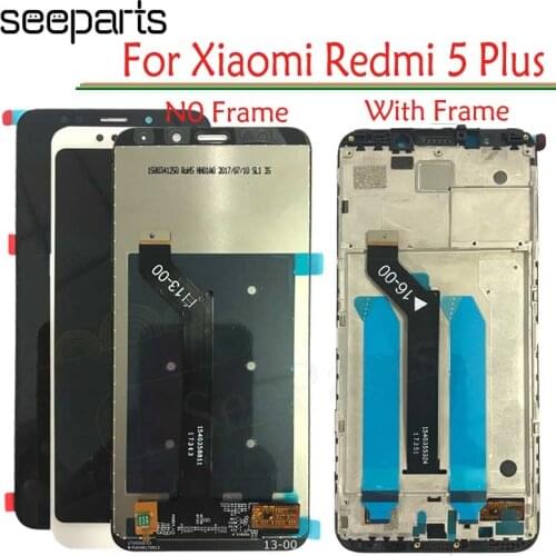 5.99"For Xiaomi Redmi 5 Plus LCD Display + Touch Screen 2160*1080 Tested Digitizer Assembly Replacement For Redmi 5 PLUS LCD