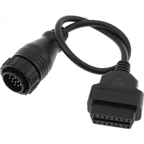 1Piece OBD-II 14 Pin Male to 16 Pin Female Diagnostic Adapter Car Connector Cable with 30CM Line for Benz 14Pin