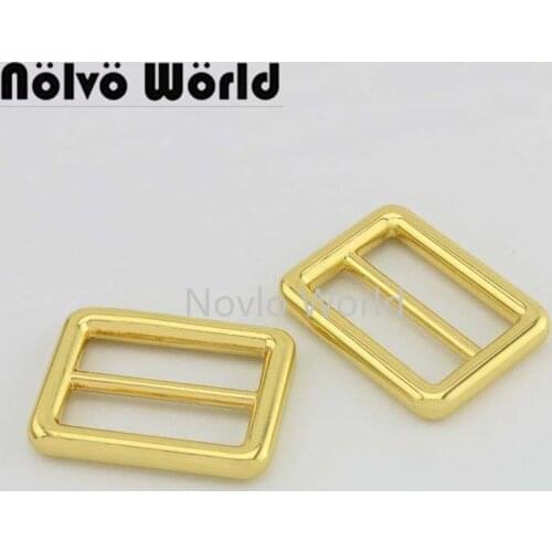 10-50 pieces 4 colors 5 size 20-25-31-38-50mm Bag silder buckle belts handbag packbag adjuster welded tri glide slider buckles