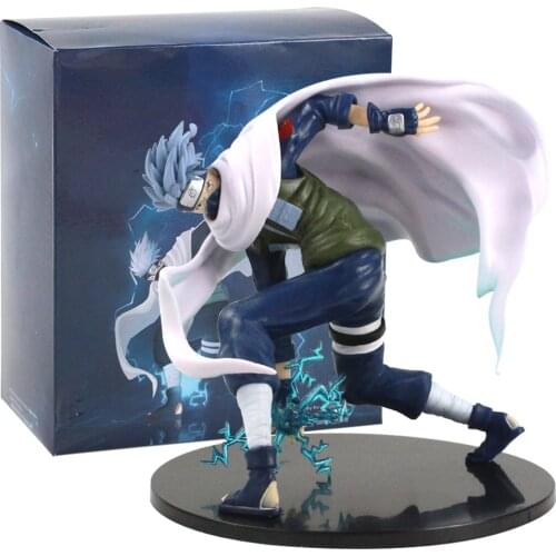 15cm Naruto Shippuden Raikiri Chidori Hatake Kakashi PVC Action Figure Anime Naruto Model Toys