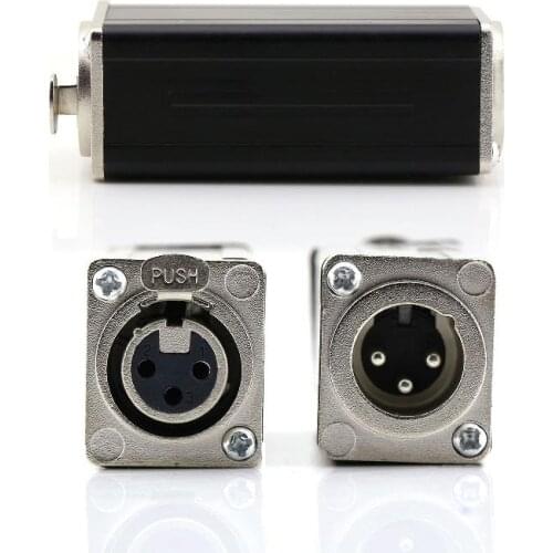 2pcs/ lot high qualiy XLR male socket to XLR female socket audio Adaptor
