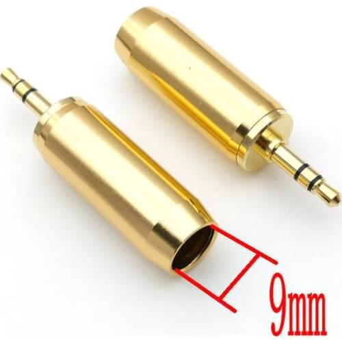 20pcs lot Stereo 3.5mm Jack Plug Gold Plated Audio Connector Soldering