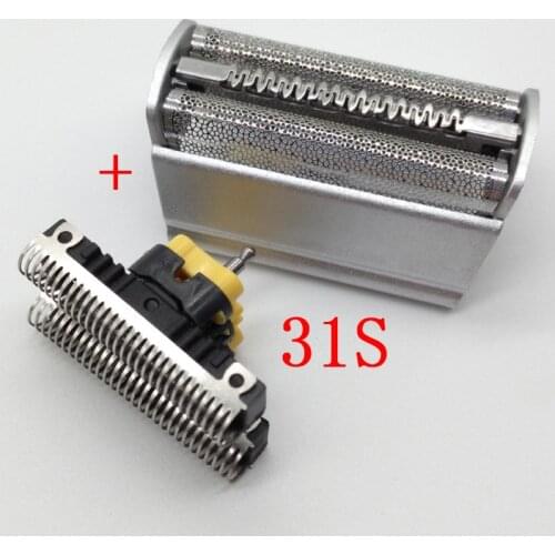 31S Silver Shaver Foil & Cutter Shaver Head series 3 Shaver for Braun 5000/6000 5735 5736 5738 5739 5770 5771 5773 380 5724