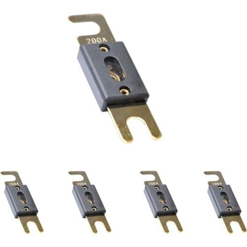 5 Pieces ANL 200 Amp 200A Car Audio Fuse Kit Circuit Breaker