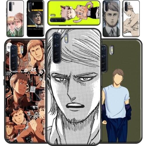 Attack on Titan Jean Kirstein Case For OPPO A5 A9 2020 A31 A53 A52 A72 A15 A83 A91 A93 A1K A5S Find X3 Pro Reno2 Z Cover