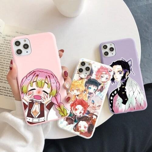 Demon Slayer Case For Samsung Galaxy A50 A51 A52 A32 A31 A12 A10 A70 A71 A72 A40 S20 FE S21 S9 S10 Plus S10e Funny Anime Cover