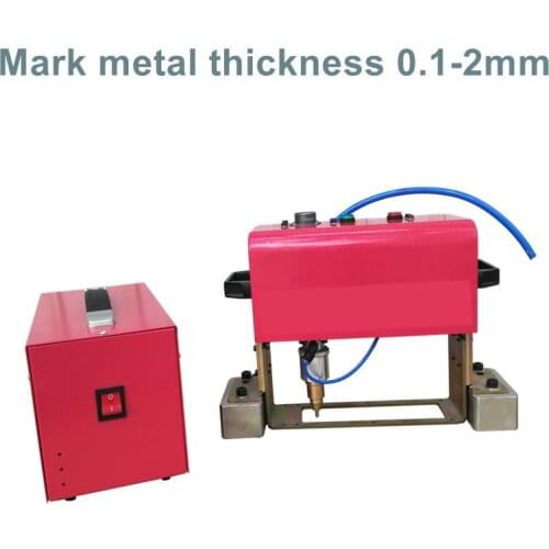 Hot Sale Mini metal Pneumatic Marking Machine handheld dot peen engraving machine vehicle chassis number machine thorx6 14040