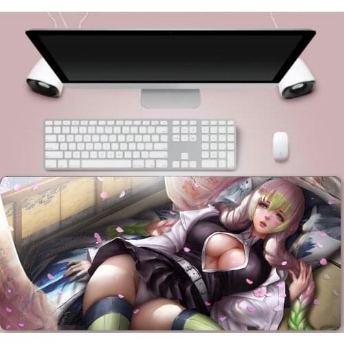 Cool sexy girl mouse pad anime trumpet table mat anime comics personalized picture custom computer rubber diy keyboard pad for g