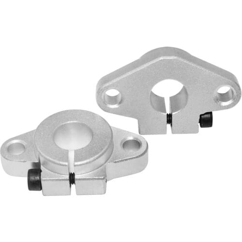 4pcs SHF8 SHF10 SHF12 SHF16 SHF20 SHF25 aluminum linear Rod Rail Shaft Support CNC Router parts 3d printer parts