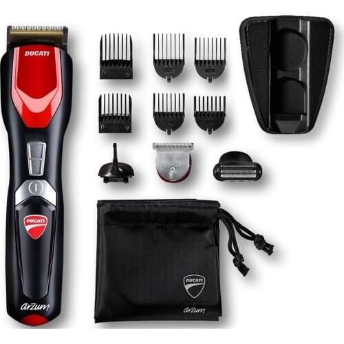 Arzum Ducatı By Arzum Mens Grooming Set,Titanium Coated Blades,Easy to Use and Ergonomic Design,Trimmer For Men, Clipper