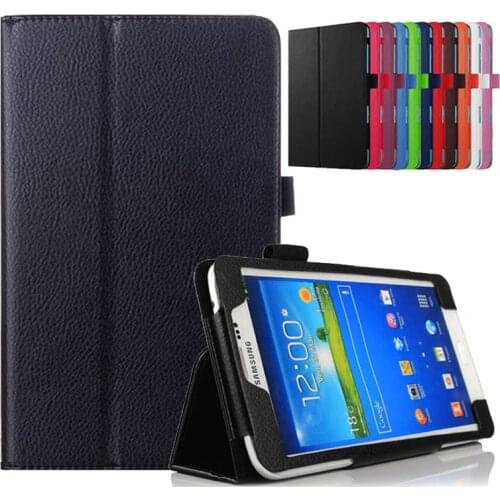 Solid Coque for Samsung Galaxy Tab 4 7.0 SM-T230 T231 T235 Case Smart Magnetic Auto-Sleep PU Stand for Samsung Tab 4 T230 Cover