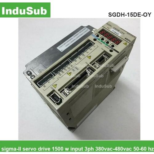 SGDH-15DE-OY Sigma-II Servo Drive 1500W Input 3ph 380VAC-480VAC 50-60HZ