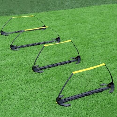 Soccer Speed Hurdle Outdoor Football Training Equipment Adjustable Height Soccer Agility Hurdle Multiple Football Exercise Tool