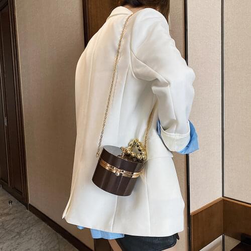 TOBO 2021 Summer New Acrylic Handbag Clutch Purses and Handbags Luxury Designer Dinner Bag Beading Handbags Fashion Purse