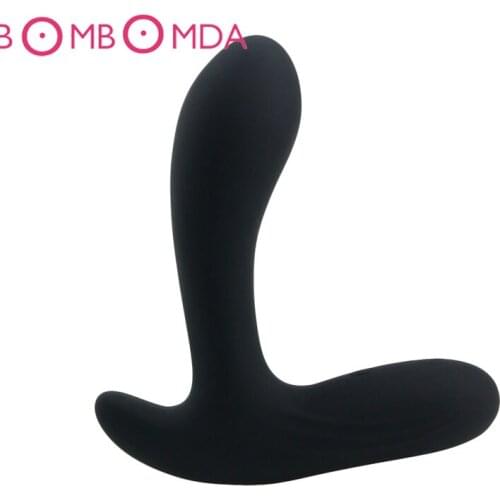 USB Charging Waterproof Silicone Anal Plug Prostate Massage Remote Control Stimulation Vibrating Butt Plug Sex Toy For Man