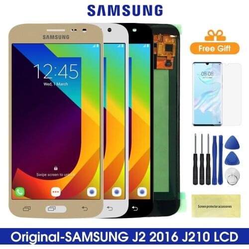 5.0'' J210 Lcd Display For Samsung Galaxy J2 2016 Lcd Display Touch Screen Digitizer Replacement For Samsung J210
