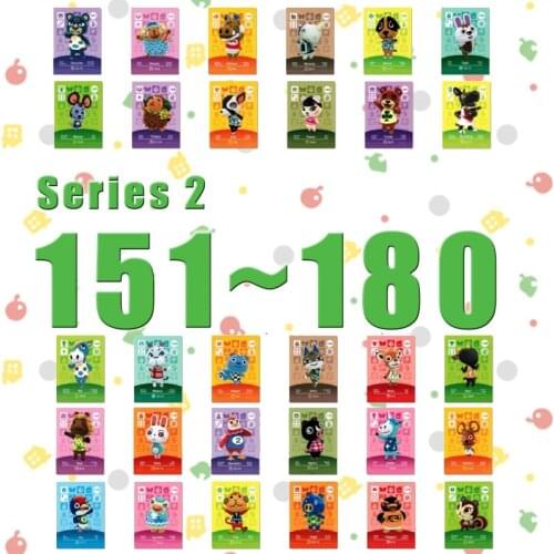 151 to 180)Animal NFC Printing Card for ACNH Games
