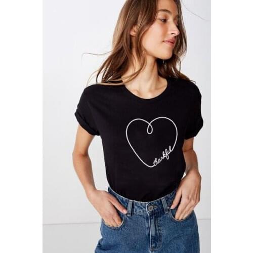 Thankful Shirt Women Teen Girls Cute T Shirts Short Sleeve Cute Graphic Tee Shirts Summer Fashion Harajuku Ulzzang Shirt