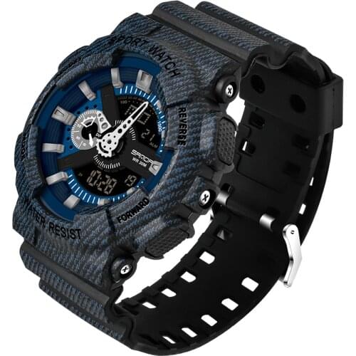 Gshock Hodinky Men Waterproof Dual Display Watch Digital Mens Wrist Watch Chronograph Electronic Clock Hand Military Gift Male