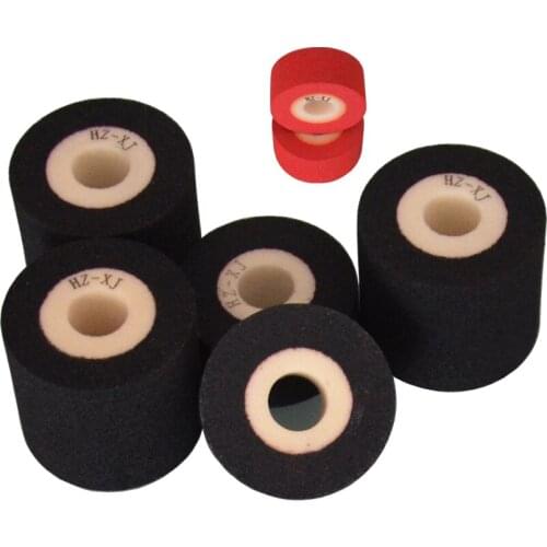 Black Diameter 36mm Height 32mm expiry date coding machine hot ink printer roller for friction machine