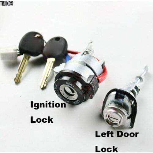 Car Lock Cylinder for Kia Forte Full Door Lock Core Iginition Lock Cylinder Auto Left Front Door