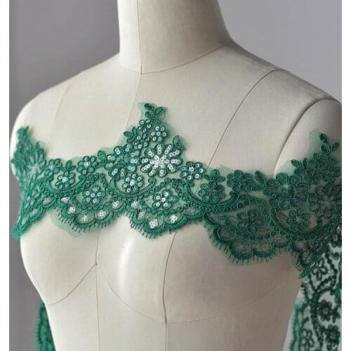 Color lace trim narrow scallop lace boarder Bridal Dresses Lace Boarder Trim DIY lace Veil Trim 10 Yards