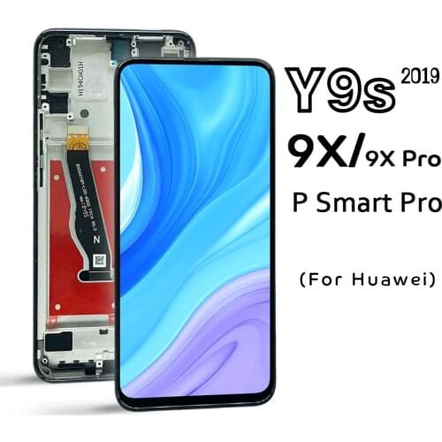 100% Test Pantalla for Huawei for Honor 9X/9X Pro Display with Touch Screen for Honor 9X Premium STK-LX1 LCD Digitizer Complete