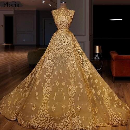 Special Fabric Yellow Long Evening Dress Long 2020 Dubai Pageant Gowns Arabic Prom Dress Celebrity Runaway Vestidos Party