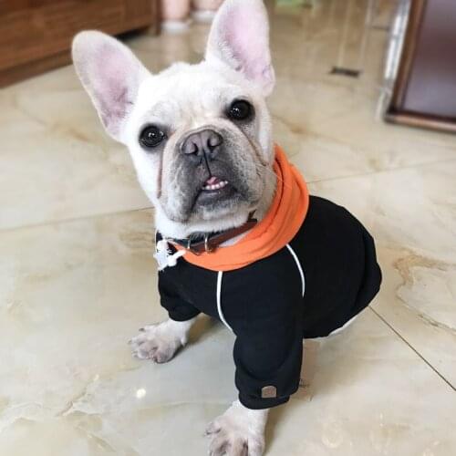 French Bulldog Cotton Hoodies Dog Clothes For Small Dogs Chihuahua Outfit Pet Clothing Puppy Sweater Dog Jacket for Pug Costume