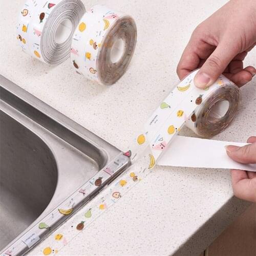 Bathroom toilet seat cover edge waterproof sticker kitchen sink pool moldproof bathroom decoration beauty seam strip sticker