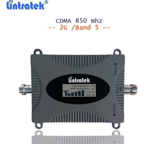 Lintratek 850 mhz repetidor celular Band 5 CDMA/GSM signal booster amplifier repetidor voice 2G/3G cellphone signal repeater S25