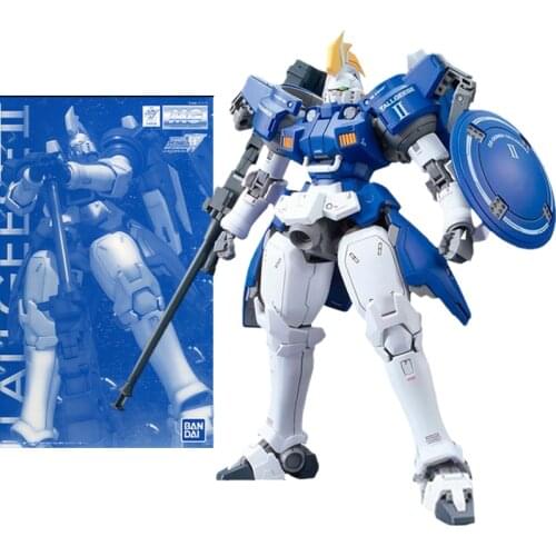 Bandai Gundam Model Kit Assemble Figure MG 1/100 TallgeeseII Anime Character New 18cm Action Doll Collect Gift Toy for Kids