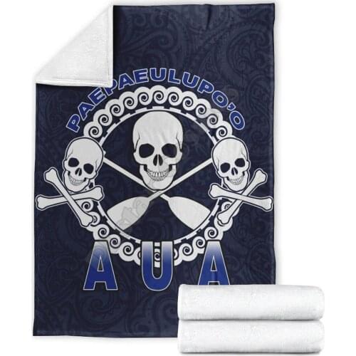 American Samoa Premium Blanket Paepaeulupo'o Aua 3D printed Sherpa Blanket on Bed Home Textiles HOME ACCESSORIES