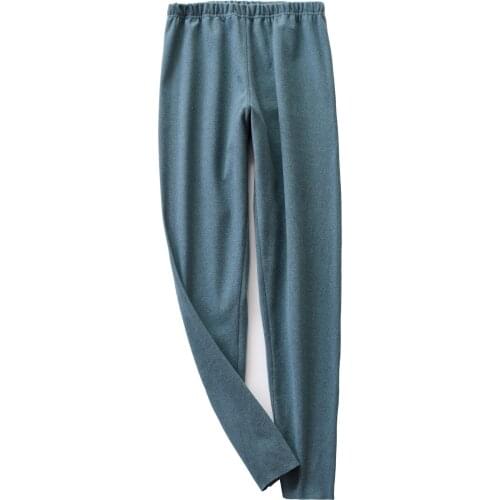 Sexy Women Lounge Wear Winter Warm Sleepwear Elasticity Ladies Thick Solid Pajama Pijamas Pants Oversize 2XL-8XL Night Bottoms