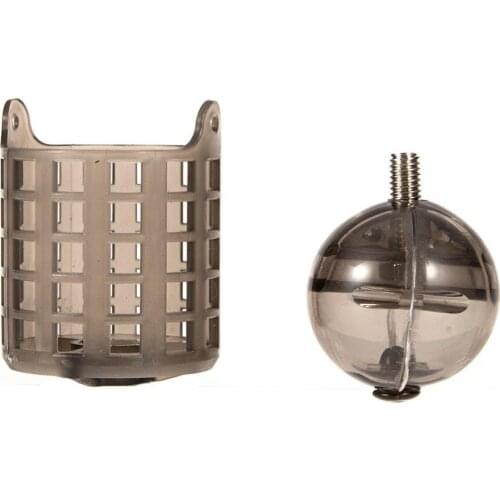 Portable Fishing Tackle Tool Accessories Size S M L Fishing Bait Cage Connector Sinker Feeder Bait Holder Thrower Carp Fish Tool