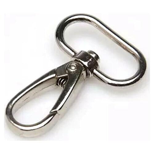 25mm / 1 Inch Silver Swivel Snap Hooks