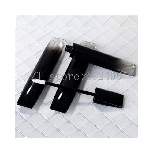 5ML10/30/50pcs Gradient Shiny Black Empty Cosmetic Liquid Lip Package,Portable Makeup Lipgloss Tube,Liquid Lipstick Container