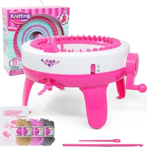 Waving Loom Knitting Matchine DIY Knitting Tool Kit Easy Operate Toy Weaving Loom 40 Needle Positions For Scraf Hat