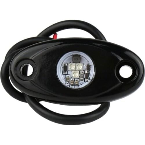 4PCS LED Rock Lights Waterproof LED Neon Underglow Light for Car Truck SUV Boat 23GC