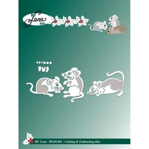 AliliArts Metal Cutting Dies Mice diy Scrapbooking Photo Album Decorative Embossing PaperCard Crafts Die 2020